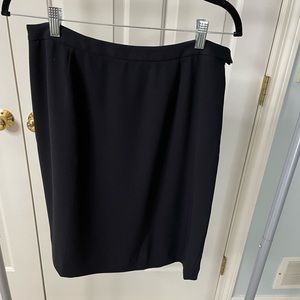 Loft Navy blue straight above the knee skirt size 10